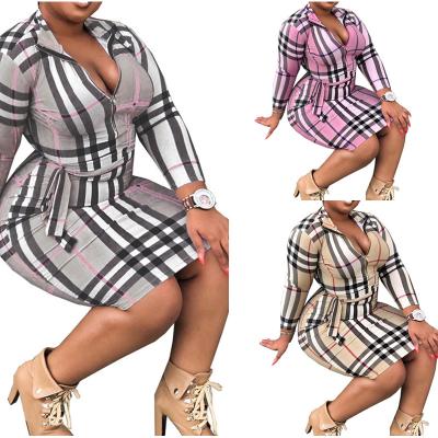 China Best high quality washable plus size women dress clothing for fall for sale