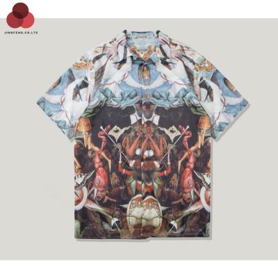 China New Design Breathable Fancy Hawaiian Floral Shirt Men For Sale for sale