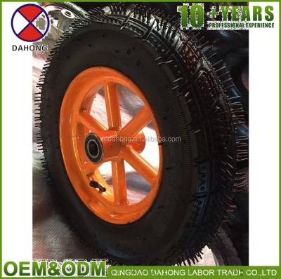 China Pneumatic Rubber Wheel Barrow Tire 3.25/3.00-8 Wheel Barrow Wheels Factory for sale