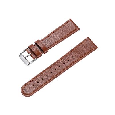 China 20mm 22mm Genuine Leather Leather Watch Band Strap for xiaomi MI smart watch for sale