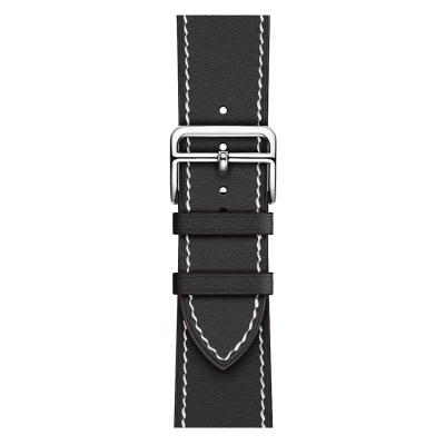 China Luxury Hot Sales Watch Strap Genuine Leather Watch Band For Apple Watch Band Series 6 5 4 3 for sale