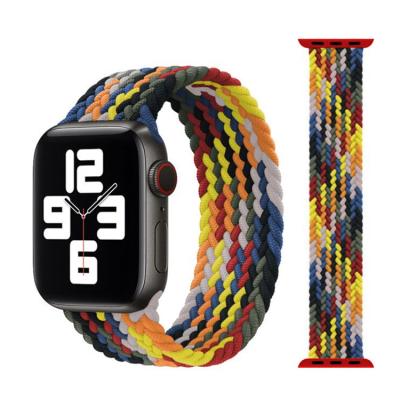 China Fanshion Colorful Braided Nylon Watch Band for Apple Watch Strap 38mm 42mm for sale