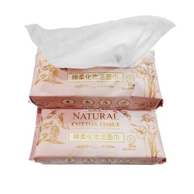 China Hypoallergenic One Time Use 85% Makeup Remover Universal Disposable Tissue Cotton+15% Cotton Viscous Adult White Towel Square BSCI ISO9001 for sale