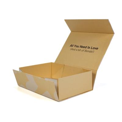 China Recyclable Shipping Box for Clothing Underwear Box Custom Luxury Collapsible Packaging Cardboard Magnetic Folding Gift Box for sale