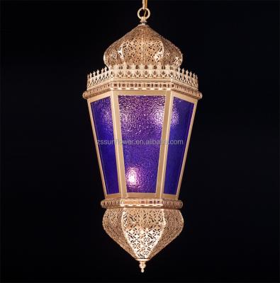 China Asian Arabic Style Led Lights Home Decor Pendant Light Handmade Iron Pendant Lamp for sale