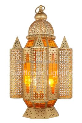 China Unique Decorative Wrought Iron Muslim Floor Lamp Moroccan Style EUROPEAN for sale