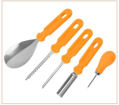 China Fruit and Vegetable Carving 13Pcs Stainless Steel Pumpkin Carving Kits and Fruit Vegetable Cutting Tools for Halloween for sale