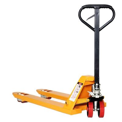 China Building Material Stores Manufacturer 2500kg PU Wheel Nylon Wheel Hydraulic Pallet Jack for sale