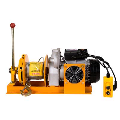 China Building Material Shops Hot Sale 500-1000kg 220v Outdoor Clutch Electric Winch for sale