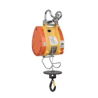 China Building Material Shops 160 Kg 500kg 220v Single Phase Fast Speed ​​Mini Electric Hoisting Winch for sale