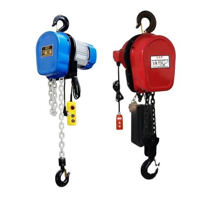 China DHS Type 1 Ton Chain Home Use 220v Single Phase Electric Hoist for sale