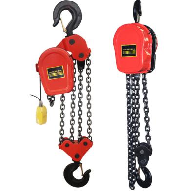 China Mini Electric Hoist Winch Black G80 Metal Chain Steel Hoist For Lifting Device 3ton, 6m 3 ton for sale