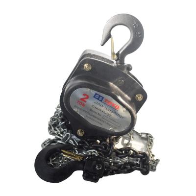 China High Quality Alloy Steel G80 GSTOYO 1 Ton Manual Chain Hoist for sale