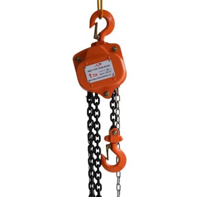 China Building Material Shops Light Duty Chain Hoist 1.5 Ton Chain Block for sale