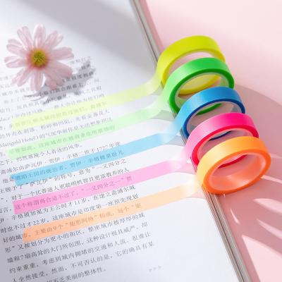 China Other Free Sample See Through Reusable Planner Stickers Cute Clear Custom Transparent Sticky Note Pads Index Roll Tape Pads for sale