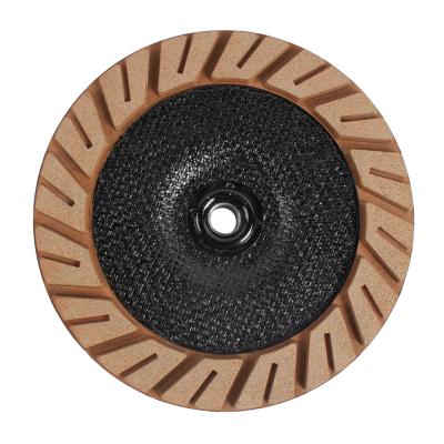 China EdgePro-New Raizi Dry Segment 5.7 Inch Edge Concrete Diamond Cup Finishing Wheel for sale