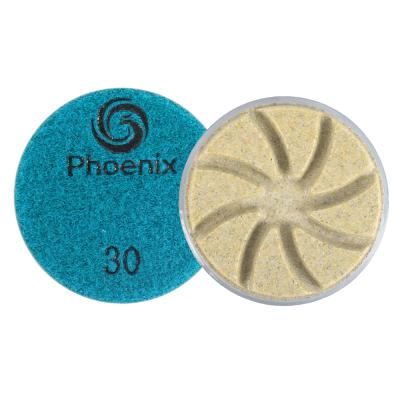 China Standard Super Ceramic Real Diamond Perfect Polishing Dry Concrete Polishing Pads For Hard Concrete for sale