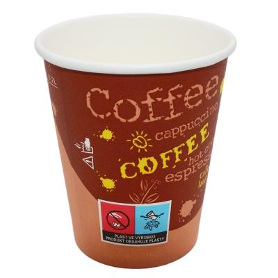 China Wholesale Europe Disposable New Standard Mixed Color Single Wall Paper Premium Coffee Cup For Hot Drinks for sale