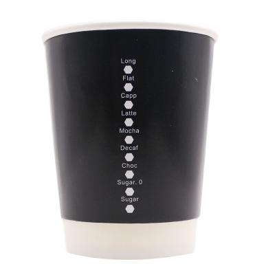 China Double Disposable Custom Logo Disposable Wallpaper Cup For Hot Drink Coffee Tea for sale