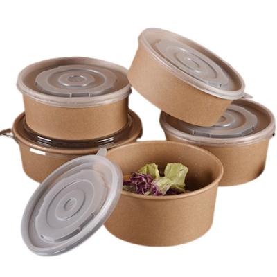 China 2021 Disposable Kraft Paper Disposable Cups For Fast Food Hot Pot Take Away for sale