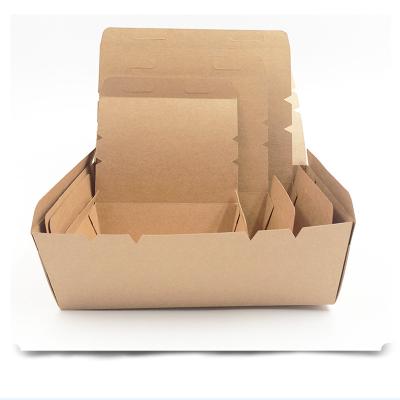 China Disposable Restaurant Take Out Food Wrapping Paper Container for sale