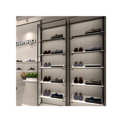 China Customized Kainice Supply Shoe Stores Showcase Shoe Size Showcase Shoe Shelf Display Rack for sale