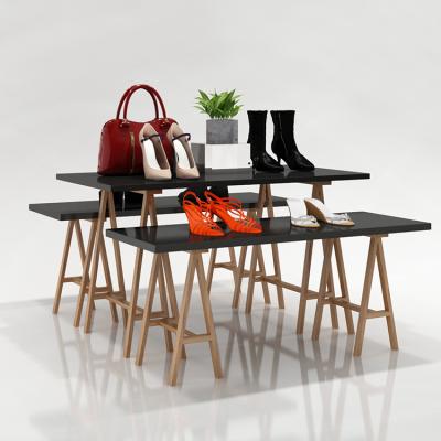 China Wholesale MDF Shoe Rack Display Metal Shoes Show Wall Shelf For Sale Shoe Display Racks for sale