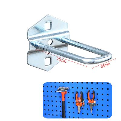 China Kainice wholesale U shape garage back plate metal display pegboard tool board peg board display hook wall hanging hook GG-0025 for sale