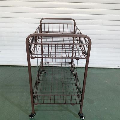 China Transport Flower Cart for Transport Flower Pot Trolley Stand Trolley Stand Cart for sale