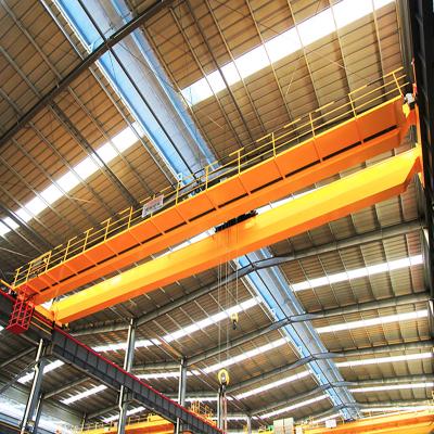 China Heavy Duty Crane 5ton 10ton Double 20 Ton Warehouse Girder Bridge Overhead Crane Crane Factory Price Electric Bridge Overhead for sale