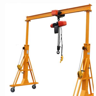 China 1ton gantry crane gantry crane mini small 5 ton portable mobile workshop gantry crane for sale for sale