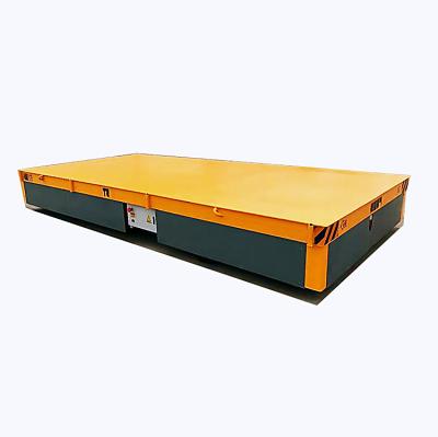 China Building Material Stores 10Ton 20 Ton Battery Powered Trackless Transfer Building Material Stores Trolley for sale