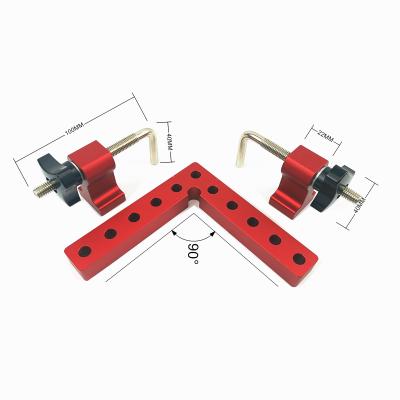 China Widely Use 90 Degree Positioning Squares Wood Working Right Angle Fixing Clamp for sale