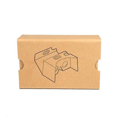 China Factory Biodegradable Customized Hot Selling Cardboard 2.0 Diy Vr 3d Box Wrapping Paper 3d Vr Glasses Printing Logo Free Sample for sale