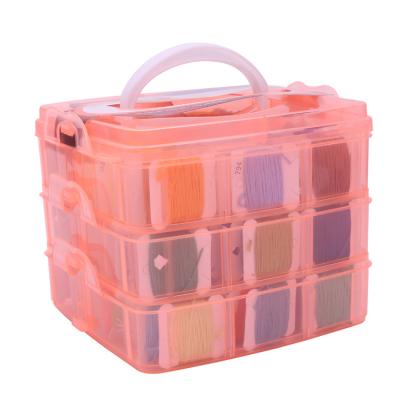 China Cross Stitch Kit Convenient Storage Box Thread Sewing Stich Embroidery Thread Kit for sale