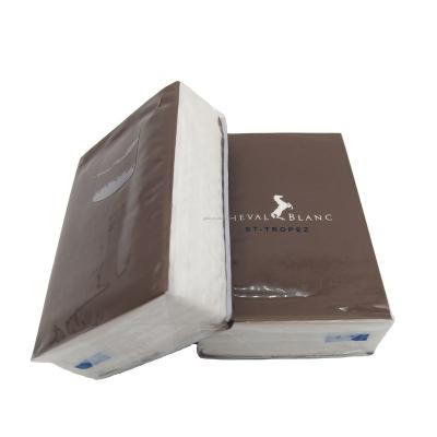 China Pocket Tissue Logo 2ply/3ply Facial Tissue Custom Paper Pocket White Tissue Paper for sale