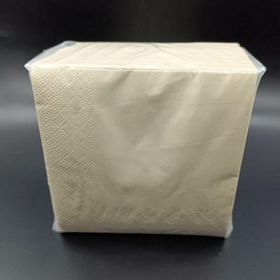 China White Paper Napkin Chinese Manufacturers 1/4 Off OEM Logo Printed Fast Food Napkin Bamboo Paper Napkin for sale