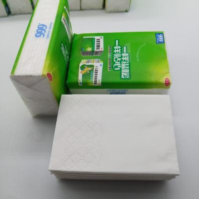 China 2022 new mini pocket tissue 3-layer wood pulp handkerchief paper napkin, which can print logo for sale