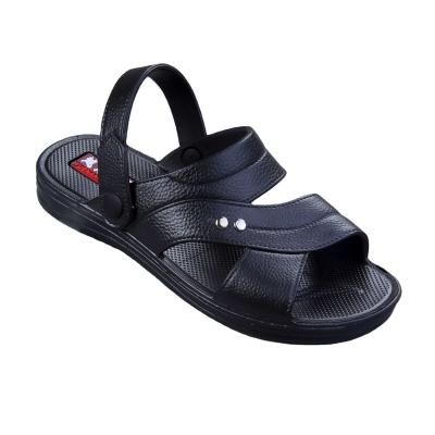 China Summer Fashion Comfortable Soft Shoes PVC Deodorization Men's Simple Soft Soled Sandals for sale