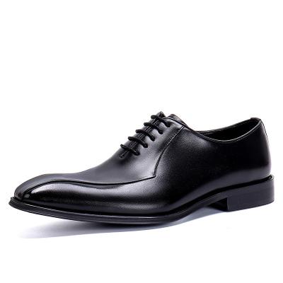 China Advanced Leather Suit Men's Breathable Formal Shoes Adjust Oxford Shoes British Business Handmade Shoes for sale