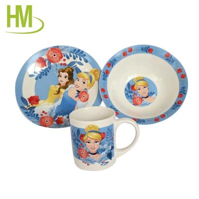 China Beautiful Contemporary Wholesale Kids Dinnerware Sets for sale