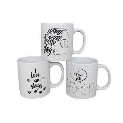 China OEM Viable Ceramic Coffee Mug With Decal Soup Sublimation Ceramic Mugs Wholesale for sale