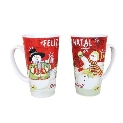 China Holiday Viable Exclusive Stoneware Christmas Bulk Ceramic Mug for sale