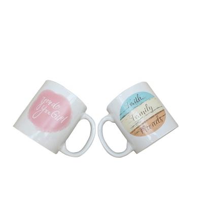 China Zibo Sublimation High Quality Viable 11oz White Mug for sale