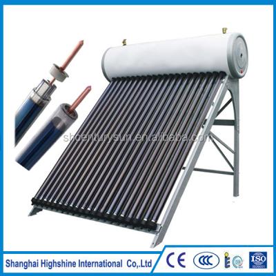 China Domestic Hot Water China Manufacturer Thermo-siphon Heat Pipe Integrated Pressurized Solar Water Heater for sale