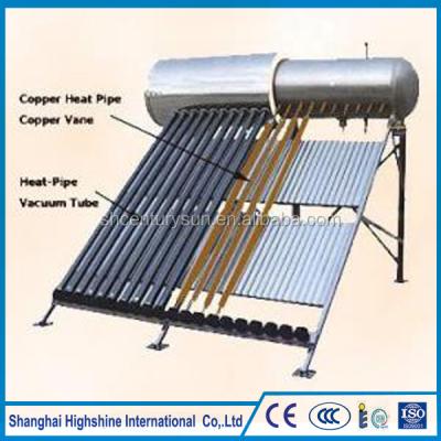 China Thermal Heating All Stainless Steel Heat Pipe Integrating Pressurized Solar Water Heaters for sale