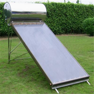 China High Performance Domestic Hot Water Hybrid Flat Panel Solar Water Heater For Home Flat Panel Integrated Solar Water Heater System for sale