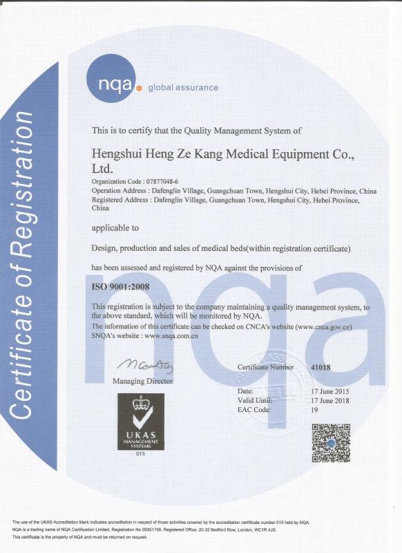 ISO9001 - Hebei Ruilangde Medical Equipments Technology Group Co., Ltd