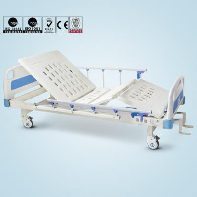 China Movable Variable Height Hospital Bed , Medical Adjustable Bed White Color for sale