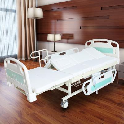 China Medical Electric Full Size Adjustable Bed For Elderly White Color for sale